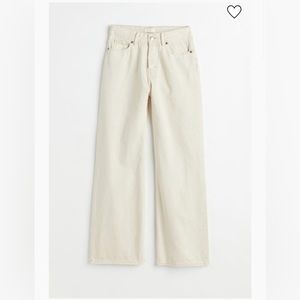 H&M Wide High Jeans, sz 2